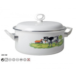 Puodas emaljētsjēts 22cm...