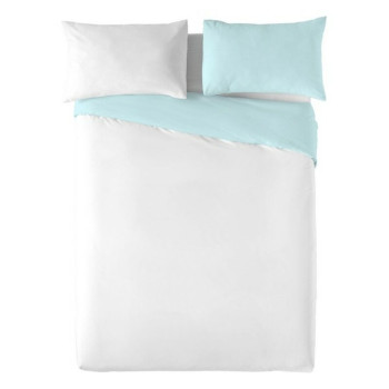 Nordic cover Naturals Blue White,,,Wide single bed (180 x 270 cm),
