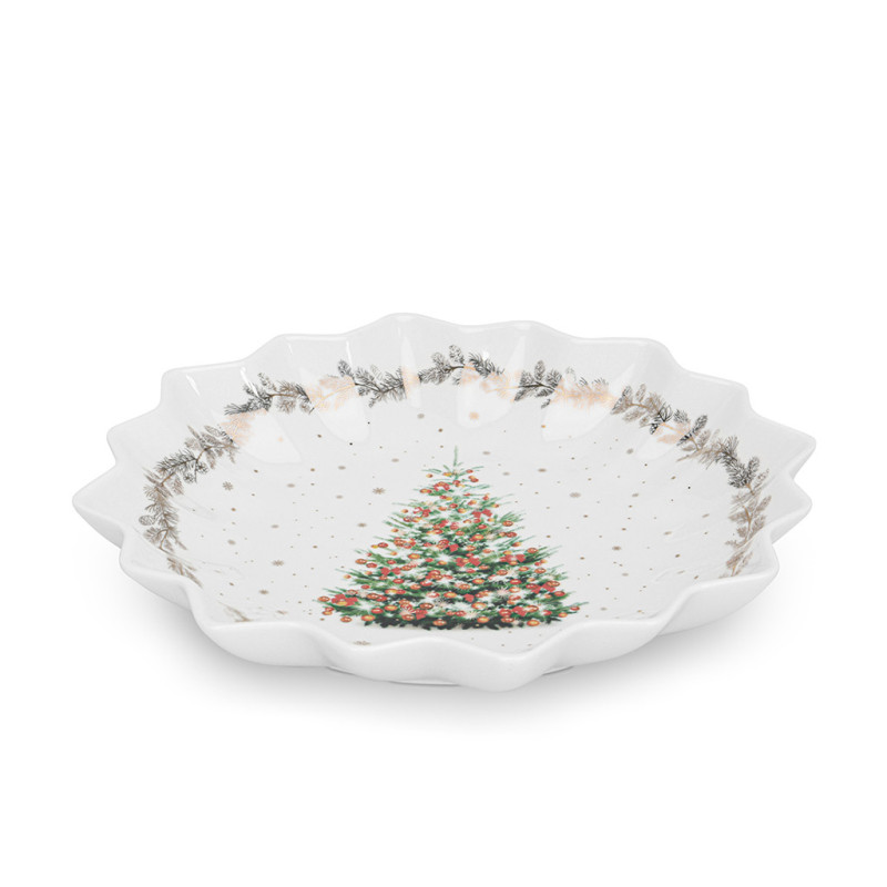 Porcelain dish 24 cm Christmas