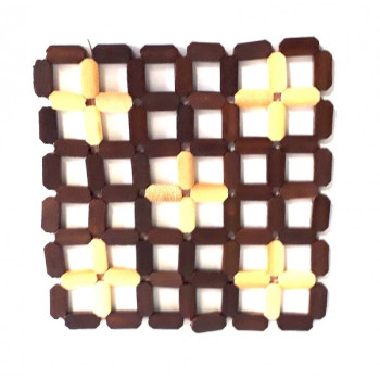 Padėkliukas bambukinis 15*15cm Z002