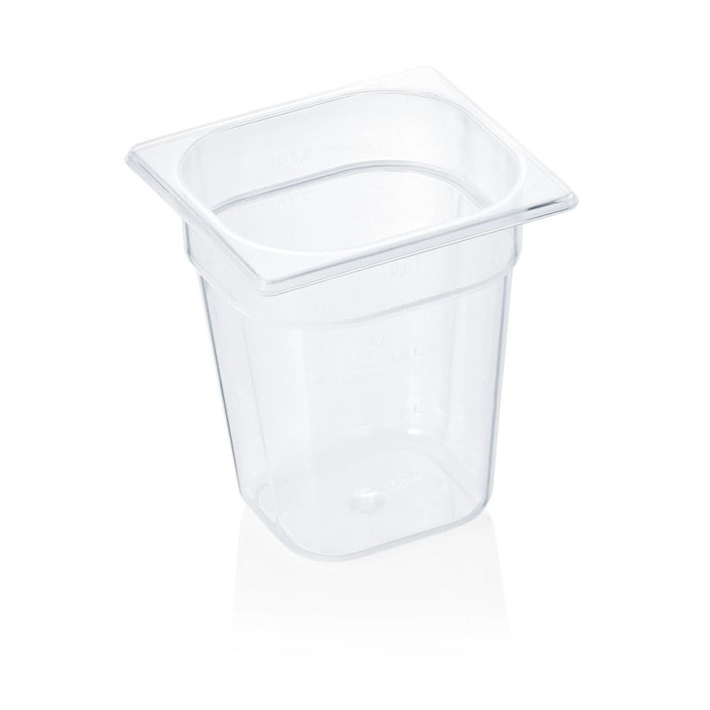 GN 1/6 CAPACITY  200MM, PP, WAS