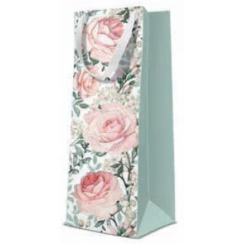 DĀVANU MAISIŅŠ PUDELEI 12X37X10CM GORGEOUS ROSES, Paw Decor Collection