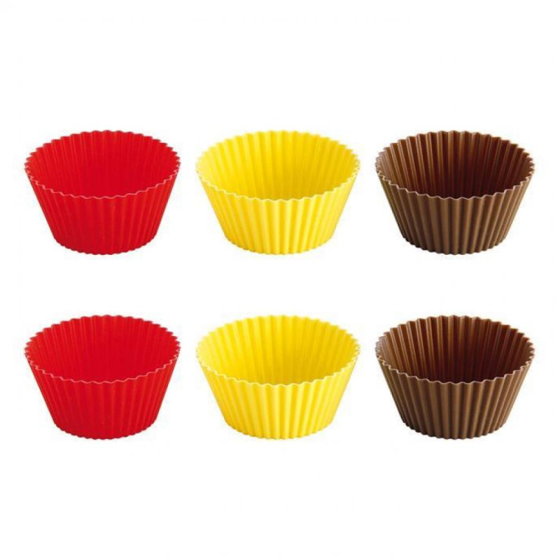 DELICIA TRAUCIŅI 5CM 6PC.., SILIKONA, Tescoma