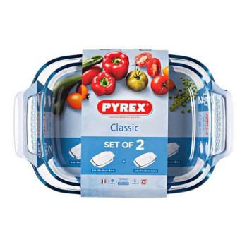 Ahjunõude komplekt Pyrex Classic Läbipaistev Klaas