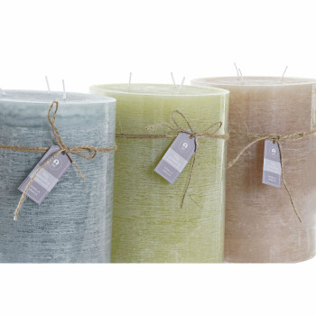 Candle DKD Home Decor Vanilla Wax (3) (3 Pieces),,,