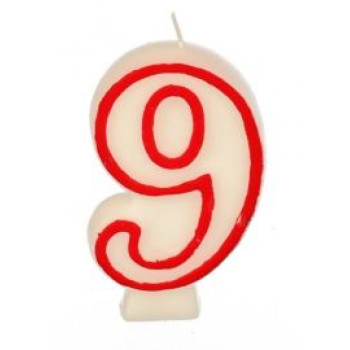 "CANDLE-CIPARS ""9"", AR SARKANU MALU", Pap Star