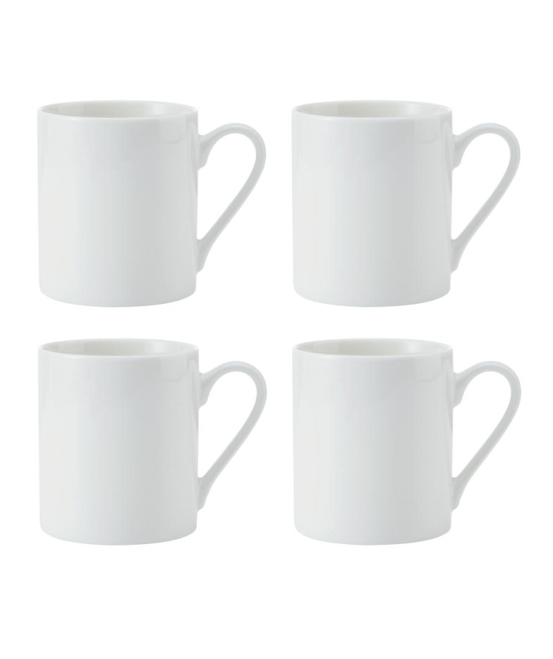 MIKASA EGRET KRŪZES 380ML, KOMPL. 4GAB, BALTAS, PORCELĀNS, Mikasa