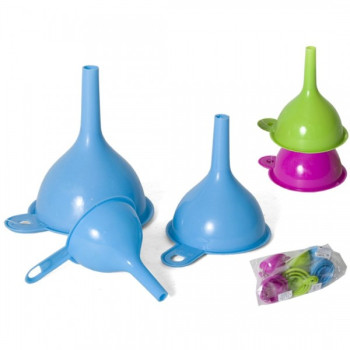 Piltuvėliai plast. 5.5/ 7/ 9cm 3vnt