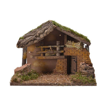 Petlemma jõulude aksessuaarid Decoris Läbipaistev 32 X 16 X 24 CM,,,