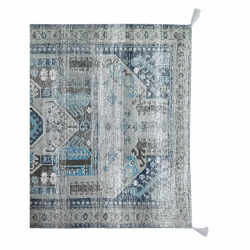 Kilimas DKD Home Decor Sendinta apdaila Mėlyna Medvilnė Arabas (120 x 180 x 1 cm),,,