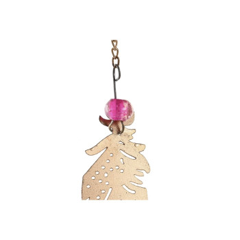 Декоративная фигура DKD Home Decor Позолоченный Перья 25 x 1 x 77 cm