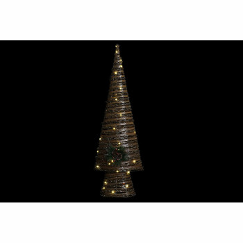 Jõulupuu DKD Home Decor Mitmevärviline Vask Naturaalne Plastmass 32 x 18 x 100 cm (3 Ühikut),,,
