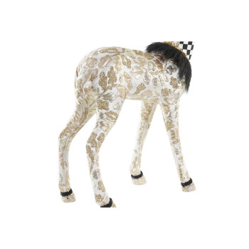 Jõuluehe DKD Home Decor Must Kuldne Põhjapõder 35 x 18 x 55 cm,,,