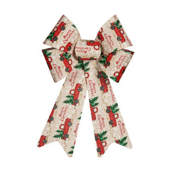 Lasso Krist+ Punane Beež Auto 15 x 25 cm Jõuluehe,,,