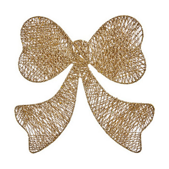 Jõuluehe Kuldne Metall Lasso 30 x 0,2 x 33 cm,,,