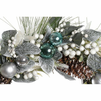 Jõulupärg DKD Home Decor Sinine Hõbedane PVC 60 x 60 x 12 cm,,,