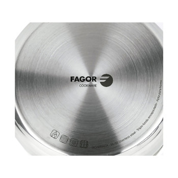 Samtis FAGOR Silverinox Nerūdijantis plienas 18/10 Chromuotas (Ø 12 x 6,5 cm)