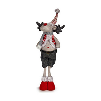 Jõulu põhjapõder 13 x 65 x 18 cm Punane Hall,,,