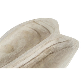 Suupistete alus DKD Home Decor Helepruun Naturaalne Troopiline 38 x 21 x 5 cm 30 x 21 x 5 cm