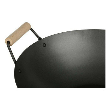 Wok Pan Secret de Gourmet Black Stainless steel Ø 35 cm
