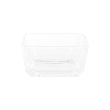 Suupistete alus DKD Home Decor Naturaalne Bambus Alumiinium Kristall 280 ml 21 x 21 x 6 cm