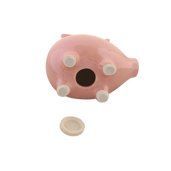 Money box DKD Home Decor Dolomite Children's Modern Pig Iridescent 16,5 x 11,5 x 15 cm,,,