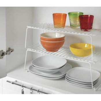 BRIDGE PLAUKTS  45x19x18CM, WHITE , PLASTIKĀTA PĀRKLĀJUMS, Metaltex