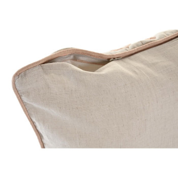 Подушка DKD Home Decor 50 x 15 x 50 cm Бежевый Розовый Алюминий традиционный 50 x 1 x 50 cm