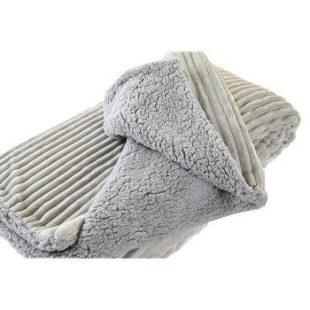 Одеяло DKD Home Decor Бежевый Темно-серый гора 150 x 200 x 2 cm