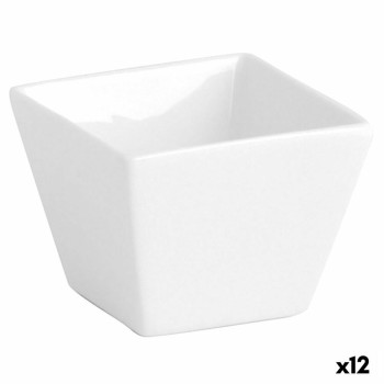 поднос для закусок Quid Chef Белый Керамика (12 штук) (Pack 12x)
