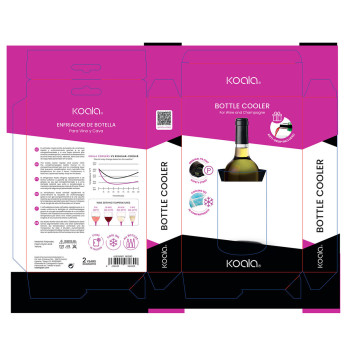 Vīna Pudeles Dzesētājs Koala Nature Fantāziju futlāris Daudzkrāsains 19 x 15 x 40 cm (2 pcs)