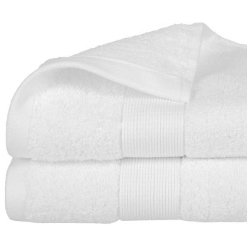Bath towel Atmosphera Cotton White 450 g/m² (50 x 90 cm),,,