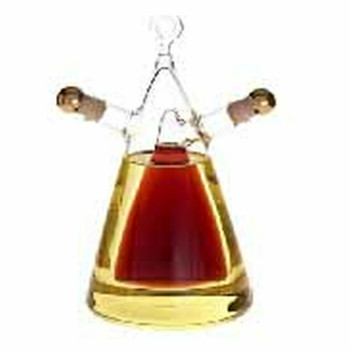 Набор масла и уксуса DKD Home Decor 10,5 x 9 x 18 cm Прозрачный Kорка 300 ml Боросиликатное стекло