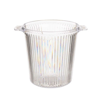 Ice Bucket Leknes CH26183 Transparent polystyrene Stripes 16,5 x 17 x 21 cm (12 Units)