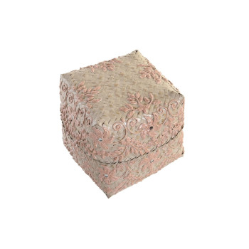 Набор корзин DKD Home Decor Разноцветный Бамбук Boho 27 x 27 x 23 cm