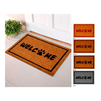 Durų kilimėlis EDM 74767 Ruda Juoda Intensyvi kaštoninė ruda 2/8-negro azulado 60 x 40 cm Stačiakampis,,,