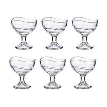 Ledai ir pieno kokteilis Vivalto IC-134010-4/BH Skaidrus stiklas 135 ml (6 vnt.)