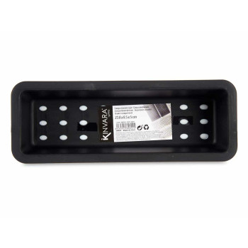Cutlery Organiser Kinvara CN18819 White Black Natural rubber polypropylene 8,5 x 5 x 24 cm (36 Units)