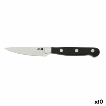 Нож для чистки Quid Professional Inox Chef Black Чёрный Металл 9 cm (Pack 10x)