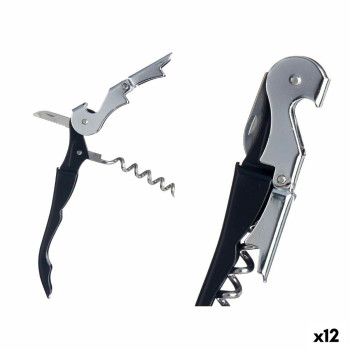 Corkscrew Kinvara KT11-5806 Stainless steel Plastic 5 x 1,3 x 2,2 cm (12 Units)