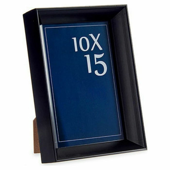 Fotoraam Must Plastmass Klaas (12,2 x 3,5 x 17,3 cm) (6 Ühikut),,,