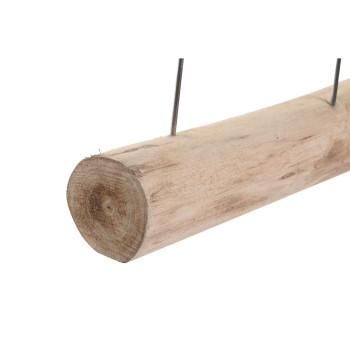 Декоративная фигура DKD Home Decor Отделка состаренная Коричневый Белый Смола Древесина манго Спирали (77 x 8 x 31 cm)