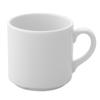 Komplekts ar kafijas tasēm Ariane Prime Balts Keramika 200 ml Kafija (12 gb.)