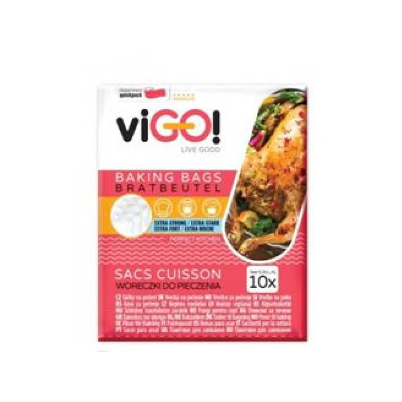 Kepimo maišeliai 10vnt MIX S,M,L,XL dydžių VIGO