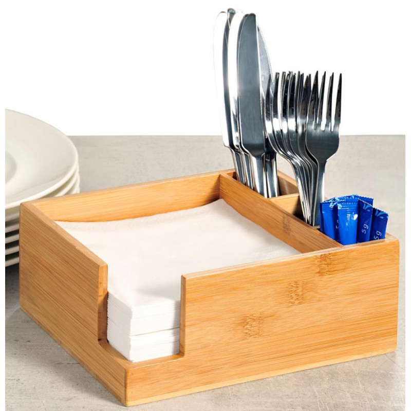 SALVEŠU/DINING ROOMS PIEDERUMU TURĒTĀJS 21.5X9CM, BAMBOO , FSC, Kesper