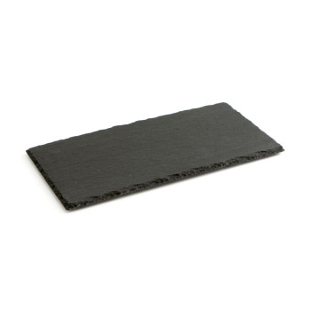 Šīfera Efekta Keramiskā Paplāte Quid Gastro Fun Melns (32 x 17 cm) (12 gb.)