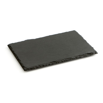 Šīfera Efekta Keramiskā Paplāte Quid Gastro Fun Melns 30 x 20 cm (12 gb.)