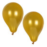 balloons D25CM gold  KR., 10PC.., 0.03 kg / iepak., Pap Star