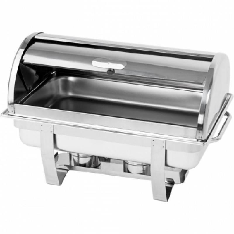 CLASSIC ROLL-TOP MARMĪTS AR ATVERAMU COVER , GN 1/1 65, 66x33.5x40CM, 9L INOX, Stalgast