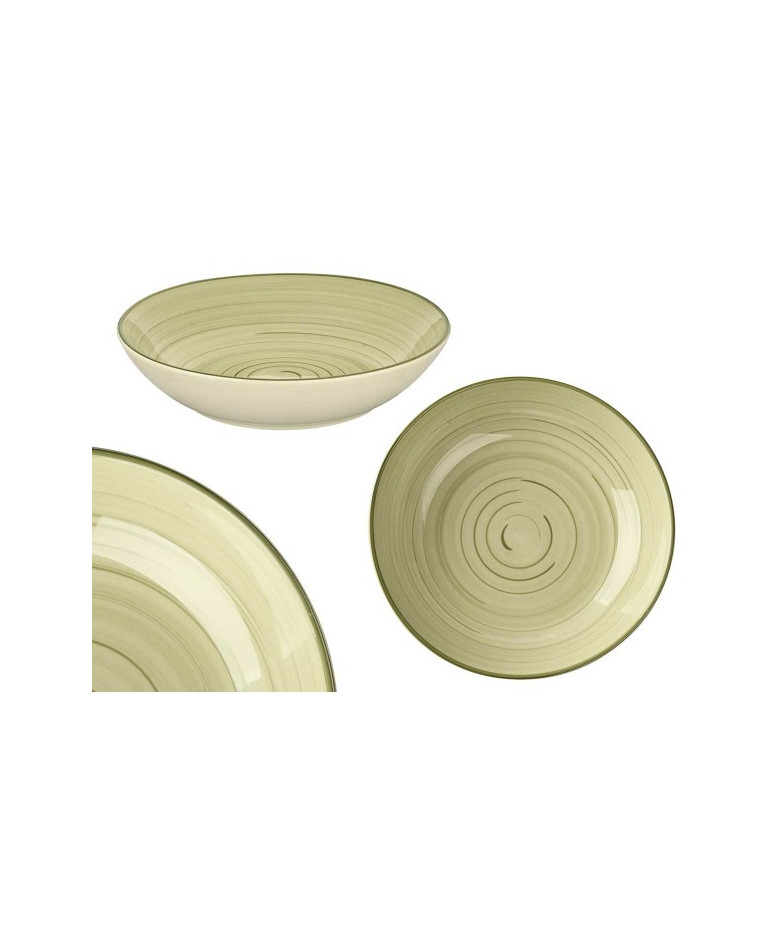 Šķīvis 21cm dziļš OLIVE SPIRAL